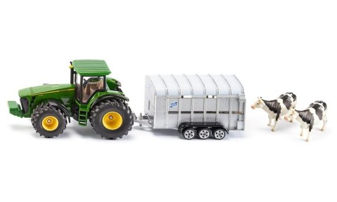 John Deere z Przyczepą do Przewozu Zwierząt Siku