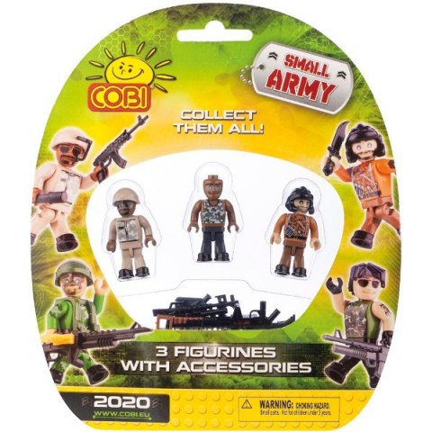 Klocki Small Army 3 Figurki z akcesoriami Cobi Klocki