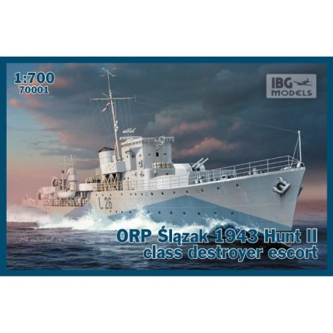ORP Ślązak 1943 Hunt II class destr. Ibg