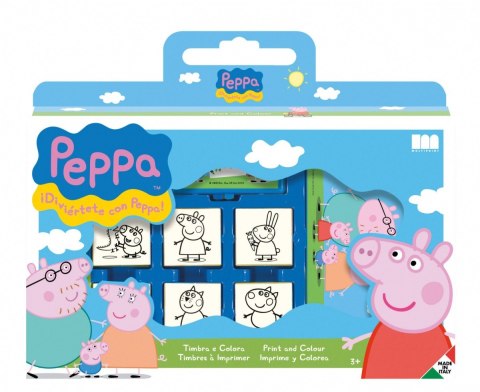 Pieczątki w walizce Świnka Peppa Multiprint