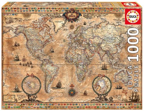 Puzzle 1000 elementów, Antyczna Mapa Educa