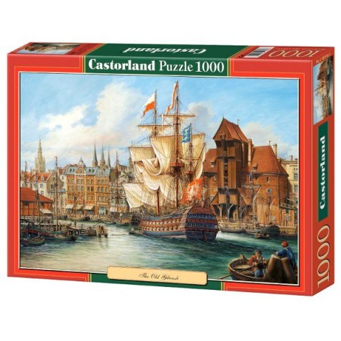 Puzzle 1000 elementów Stary Gdańsk Statek Castor