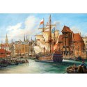 Puzzle 1000 elementów Stary Gdańsk Statek Castor