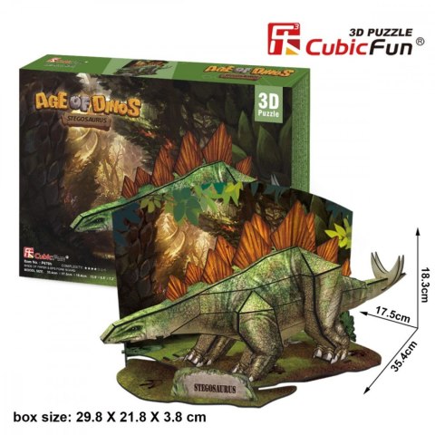 Puzzle 3D Stegosaurus Cubic Fun