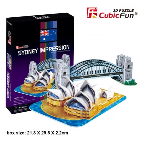 Puzzle 3D Sydnay Impression Cubic Fun