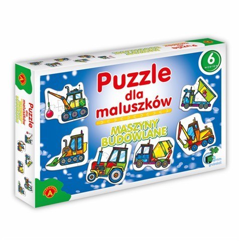 Puzzle dla Maluszków - Maszyny Budowlane Alexander