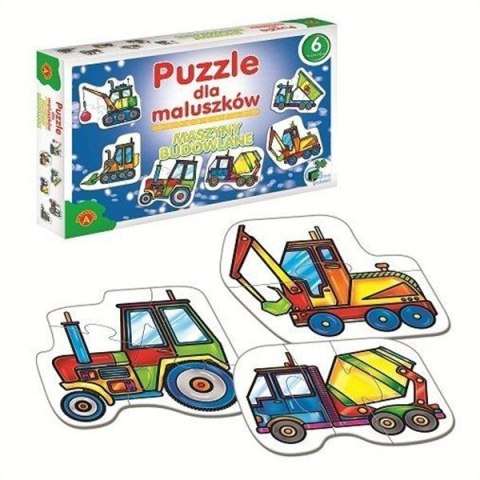 Puzzle dla Maluszków - Maszyny Budowlane Alexander