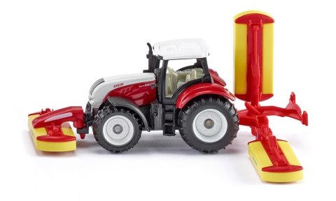 Traktor Steyr z kosiarką Siku