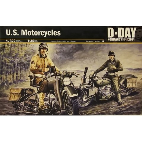 ITALERI U.S. Motorcyles WWII D-Day Italeri