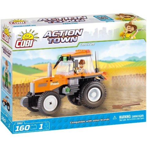 Klocki Action Town Ciągnik rolniczy Cobi Klocki