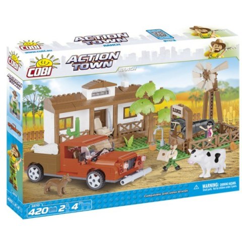 Klocki Action Town Farma 420 elementów Cobi Klocki