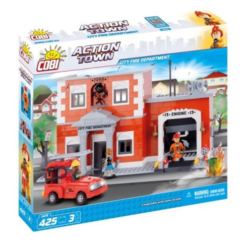 Klocki Action Town Mega wóz strażacki Cobi Klocki