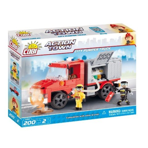 Klocki Action Town Miejski pojazd gaśniczy Cobi Klocki