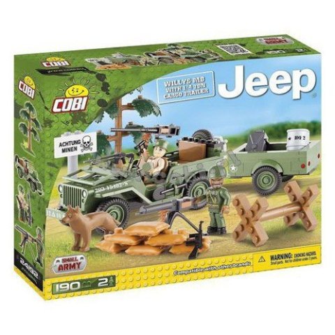 Klocki Armia Jeep Willys Cobi Klocki