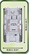 Klocki Historical Collection Panzer I Ausf. A - niemiecki czołg lekki Cobi Klocki