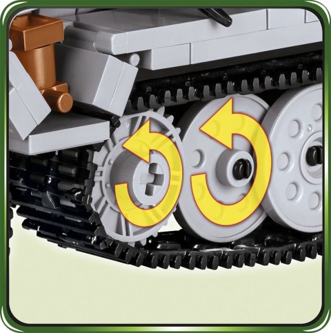 Klocki Historical Collection Sd.Kfz.251/9 Ausf.C Stummel Cobi Klocki