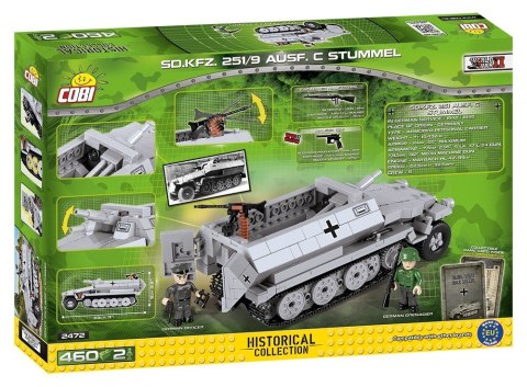 Klocki Historical Collection Sd.Kfz.251/9 Ausf.C Stummel Cobi Klocki
