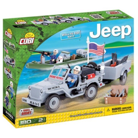 Klocki Jeep Willys MB US Navy Cobi Klocki