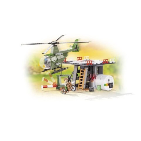 Klocki Small Army, Baza Śmigłowca Cobi Klocki