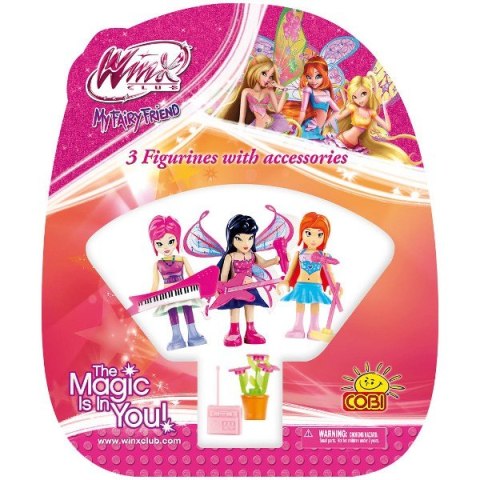 Klocki Winx 3 Figurki z Akcesoriami Cobi Klocki