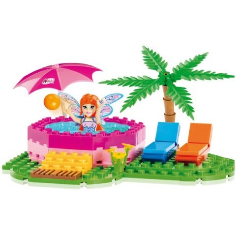 Klocki Winx Bloom Jacuzzi 80 elementów Cobi Klocki