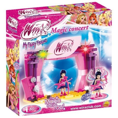 Klocki Winx Musa Próba Muzyczna 80 elementów Cobi Klocki