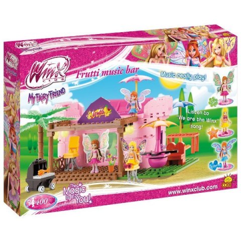 Klocki Winx Tutti Frutti M usic Bar 400 elementów Cobi Klocki