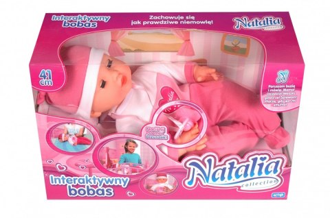 Lalka Natialia Bobas ze smoczkiem Artyk