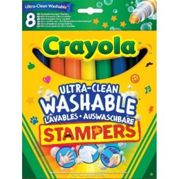 Markery stempelki, super spieralne 8 szt Crayola