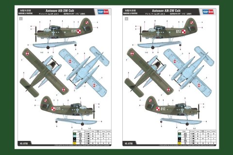 Model plastikowy Antonov AN-2W Colt Hobby Boss