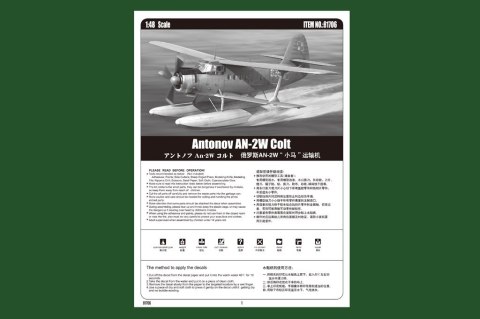 Model plastikowy Antonov AN-2W Colt Hobby Boss