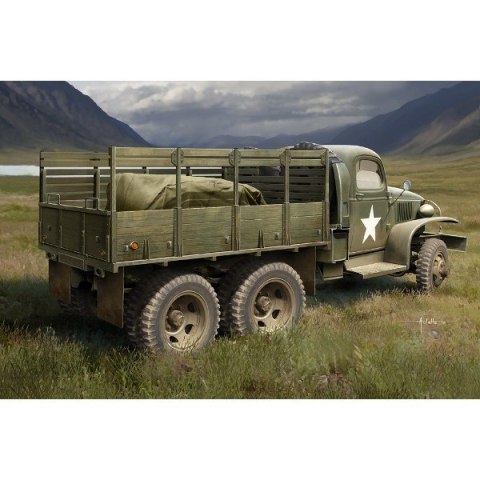 Model plastikowy US GMC CCKW-3 52 wood cargo Hobby Boss