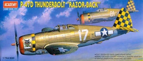 Model plastikowy P-47 Thunderbolt Razorback Academy