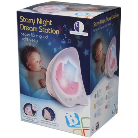 Projektor Gwieździsta Noc różowy B-kids