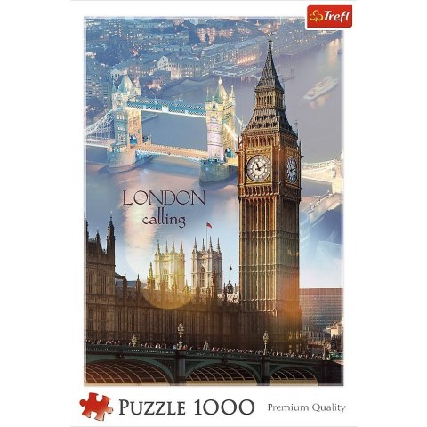 Puzzle 1000 eementĂłw Londyn o Ĺwicie Trefl