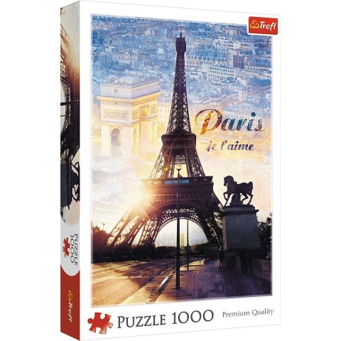 Puzzle 1000 elementĂłw ParyĹź o Ĺwicie Trefl