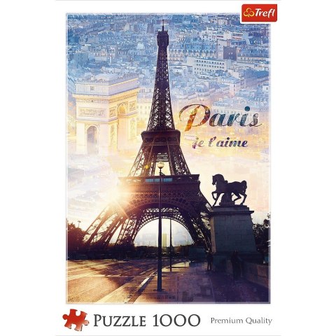Puzzle 1000 elementĂłw ParyĹź o Ĺwicie Trefl