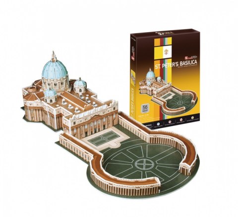 Puzzle 3D Bazylika św. Piotra 56 elementów Cubic Fun