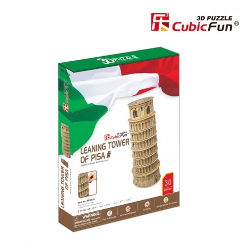 Puzzle 3D Krzywa Wieża w Pizie Cubic Fun