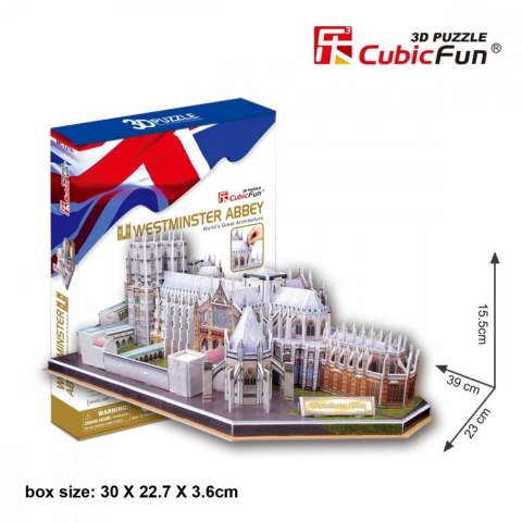 Puzzle 3D Westminster Abbey 145 elementów Cubic Fun