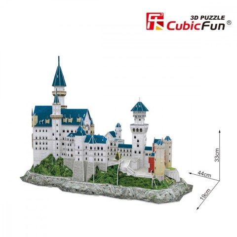 Puzzle 3D Zamek Neuschwanstein Cubic Fun