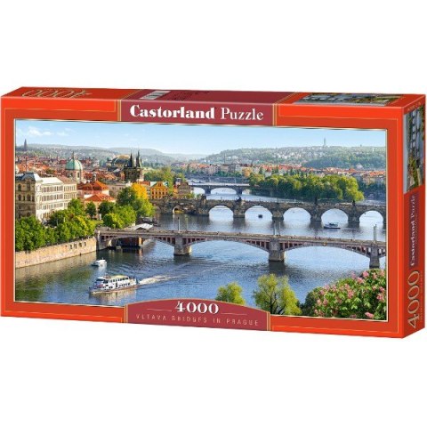 Puzzle 4000 elementów Vltava Mosty w Pradze Castor