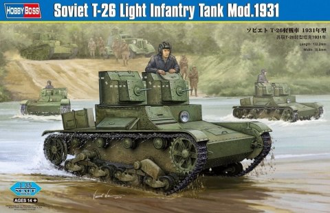 Soviet T-26 Light Infantry Hobby Boss