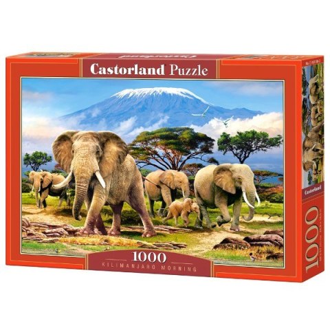 1000 EL Słonie na tle Kilimandżar Castor