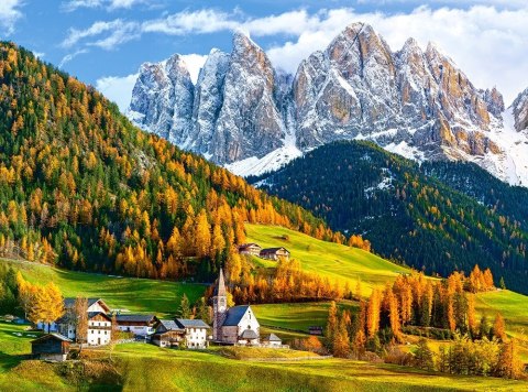 2000 EL. Kościół św. Magdaleny, Dolomity Castor