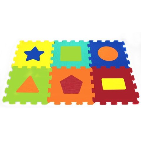 6 elementów, Puzzle piankowe Kształty Artyk