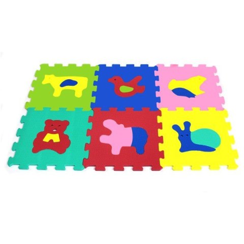 6 elementów, Puzzle piankowe Zwierzęta Artyk