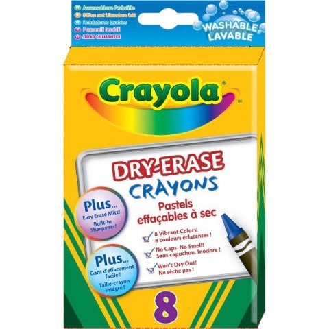 CRAYOLA Kredki Świecowe Ścieralne Crayola