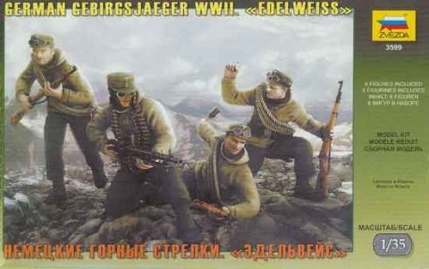 German Gebirgsjae WWII 'Edelweiss' Zvezda