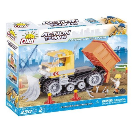 Klocki Action Town Spychacz na gąsienicach Cobi Klocki